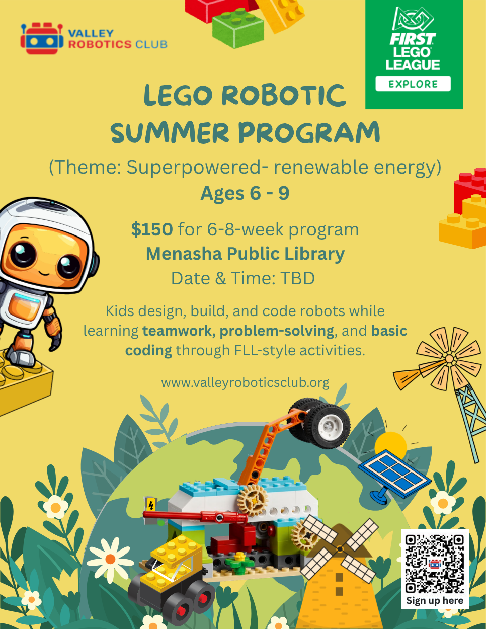 Lego Robotic Summer Program - Explore Team