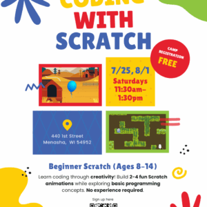 Coding with Scratch Summer Camp (2 Sessions)