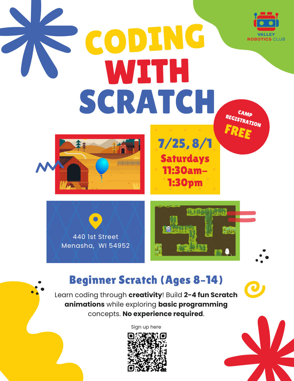 Coding with Scratch Summer Camp (2 Sessions)