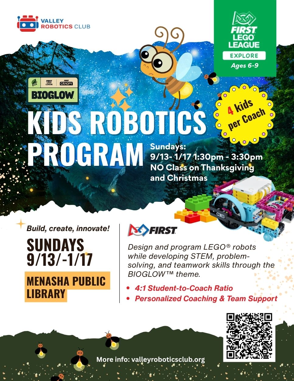 2026 FLL Robotics Fall Program - BIOGLOW (16 Sessions)