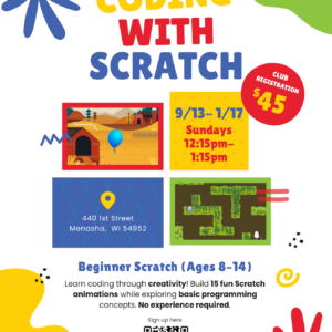 Beginner Coding with Scratch (16 Sessions)
